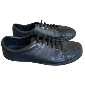 Birchbury Bramfords Barefoot Shoes Men 11 EU 43 Black Leather Round Toe Lace Up